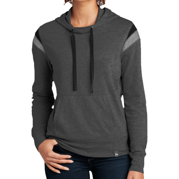 New Era LNEA108 Ladies Heritage Blend Varsity Hoodie Khaos Apparel LLC