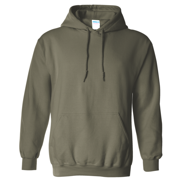 Gildan 18500 Adult Heavy Blend Hooded Sweatshirt Khaos Apparel LLC