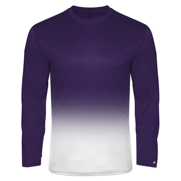 Plain purple long sleeve 2024 shirt