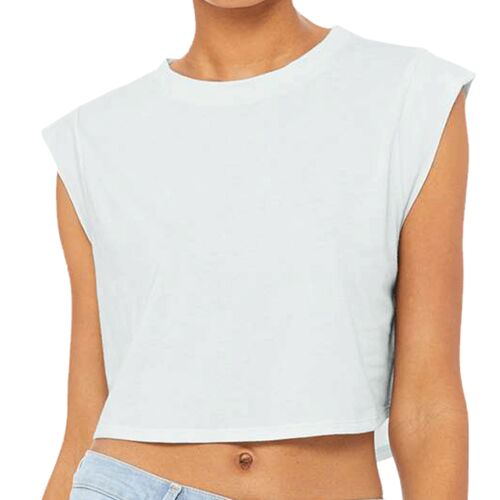 Bella + Canvas 8483 Adult Fashion Women's Festival Cropped Tank Thumbnail