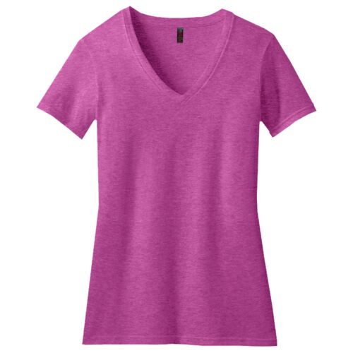 District Made DM1190L Ladies Perfect Blend ™ V Neck Tee Thumbnail