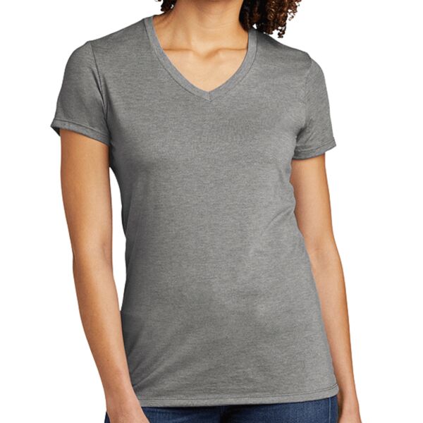 AllMade AL2018 Women's Tri Blend V Neck Tee Thumbnail