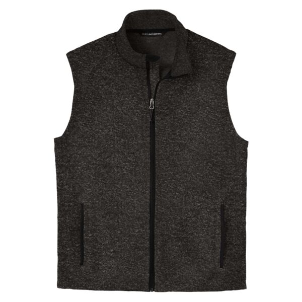 Port Authority F235 Adult Sweater Fleece Vest Thumbnail