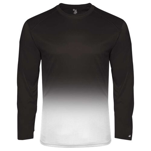 Badger 4204 Adult Ombre Long Sleeve T-Shirt Thumbnail