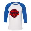 Bella 3200 Unisex Three-Quarter Sleeve Baseball Tee Thumbnail