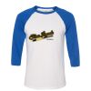 Bella 3200 Unisex Three-Quarter Sleeve Baseball Tee Thumbnail