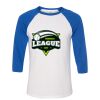 Bella 3200 Unisex Three-Quarter Sleeve Baseball Tee Thumbnail