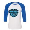 Bella 3200 Unisex Three-Quarter Sleeve Baseball Tee Thumbnail