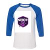 Bella 3200 Unisex Three-Quarter Sleeve Baseball Tee Thumbnail