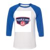 Bella 3200 Unisex Three-Quarter Sleeve Baseball Tee Thumbnail