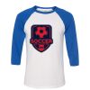 Bella 3200 Unisex Three-Quarter Sleeve Baseball Tee Thumbnail