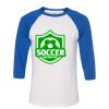 Bella 3200 Unisex Three-Quarter Sleeve Baseball Tee Thumbnail