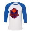 Bella 3200 Unisex Three-Quarter Sleeve Baseball Tee Thumbnail