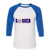 Bella 3200 Unisex Three-Quarter Sleeve Baseball Tee Thumbnail