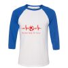 Bella 3200 Unisex Three-Quarter Sleeve Baseball Tee Thumbnail