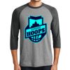 District DM136 Adult Perfect Tri 3/4 Sleeve Raglan Thumbnail