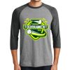 District DM136 Adult Perfect Tri 3/4 Sleeve Raglan Thumbnail