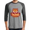 District DM136 Adult Perfect Tri 3/4 Sleeve Raglan Thumbnail