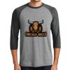 District DM136 Adult Perfect Tri 3/4 Sleeve Raglan Thumbnail