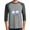 District DM136 Adult Perfect Tri 3/4 Sleeve Raglan Thumbnail