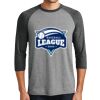 District DM136 Adult Perfect Tri 3/4 Sleeve Raglan Thumbnail