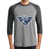 District DM136 Adult Perfect Tri 3/4 Sleeve Raglan Thumbnail