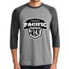 District DM136 Adult Perfect Tri 3/4 Sleeve Raglan Thumbnail