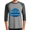 District DM136 Adult Perfect Tri 3/4 Sleeve Raglan Thumbnail