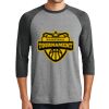 District DM136 Adult Perfect Tri 3/4 Sleeve Raglan Thumbnail