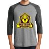 District DM136 Adult Perfect Tri 3/4 Sleeve Raglan Thumbnail