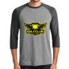 District DM136 Adult Perfect Tri 3/4 Sleeve Raglan Thumbnail