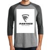 District DM136 Adult Perfect Tri 3/4 Sleeve Raglan Thumbnail