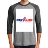 District DM136 Adult Perfect Tri 3/4 Sleeve Raglan Thumbnail