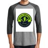 District DM136 Adult Perfect Tri 3/4 Sleeve Raglan Thumbnail