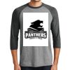 District DM136 Adult Perfect Tri 3/4 Sleeve Raglan Thumbnail