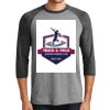 District DM136 Adult Perfect Tri 3/4 Sleeve Raglan Thumbnail