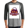 District DM136 Adult Perfect Tri 3/4 Sleeve Raglan Thumbnail