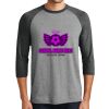 District DM136 Adult Perfect Tri 3/4 Sleeve Raglan Thumbnail