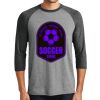 District DM136 Adult Perfect Tri 3/4 Sleeve Raglan Thumbnail