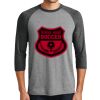 District DM136 Adult Perfect Tri 3/4 Sleeve Raglan Thumbnail