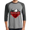 District DM136 Adult Perfect Tri 3/4 Sleeve Raglan Thumbnail