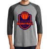 District DM136 Adult Perfect Tri 3/4 Sleeve Raglan Thumbnail