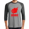 District DM136 Adult Perfect Tri 3/4 Sleeve Raglan Thumbnail