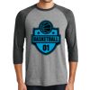 District DM136 Adult Perfect Tri 3/4 Sleeve Raglan Thumbnail